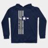 Military Air Corps D Day Invasion Stripes Vintage Hoodie Official Military Merch