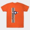 Military Air Corps D Day Invasion Stripes Vintage T-Shirt Official Military Merch