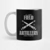 Us Military Field Artillery Distressed Mug Official Military Merch