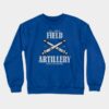 Us Military Field Artillery Distressed Crewneck Sweatshirt Official Military Merch