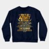 Whats An Military Veteran Gold Foil Effect Crewneck Sweatshirt Official Military Merch