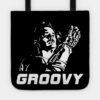 Military Of Darkness Groovy Ash Williams Bruce Campbel Tote Official Military Merch