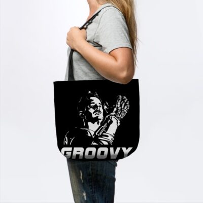 Military Of Darkness Groovy Ash Williams Bruce Campbel Tote Official Military Merch