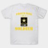 Proud Mom Of Us Military Soldier T-Shirt Official Military Merch