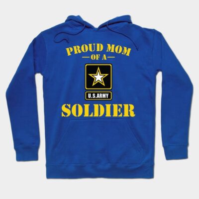 Proud Mom Of Us Military Soldier Hoodie Official Military Merch