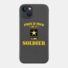 Proud Mom Of Us Military Soldier Phone Case Official Military Merch