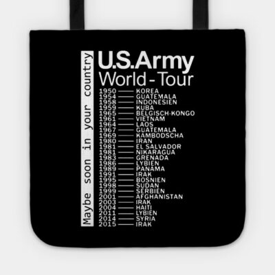 The Us Military World Tour Tote Official Military Merch