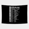 The Us Military World Tour Tapestry Official Military Merch