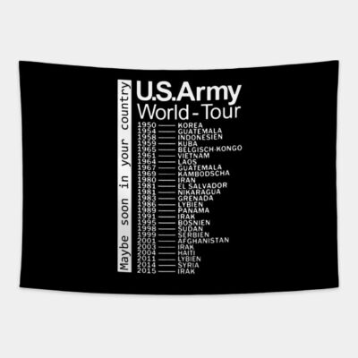 The Us Military World Tour Tapestry Official Military Merch