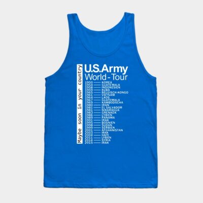 The Us Military World Tour Tank Top Official Military Merch