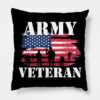 Military Veteran Throw Pillow Official Military Merch