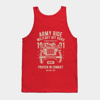 Military Ride Jeep Miliarty Rides Ww2 Us Military Military Tank Top Official Military Merch