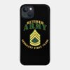 Military Sfc Retired Phone Case Official Military Merch