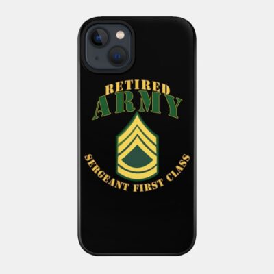 Military Sfc Retired Phone Case Official Military Merch