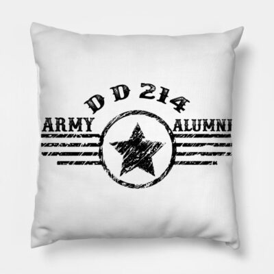 Dd214 Alumni Military Throw Pillow Official Military Merch