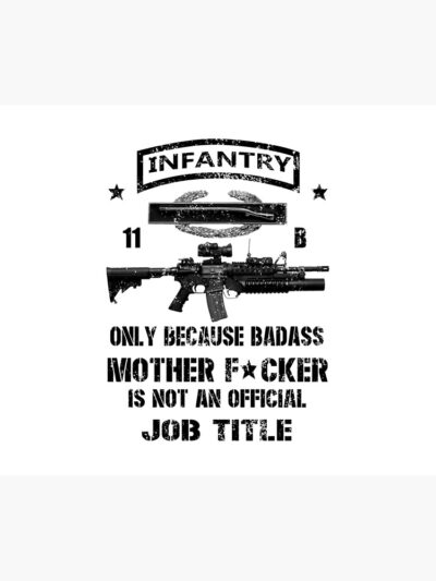 Us Military 11B Infantry Hardcore Tapestry Official Military Merch