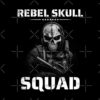 Rebel Skull Squad Soldier Special Forces Military Tote Bag Official Military Merch