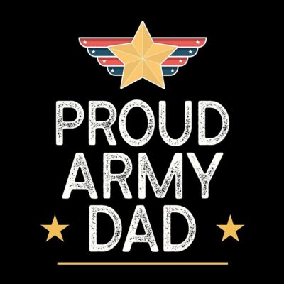 Proud Military Dad Tote Bag Official Military Merch