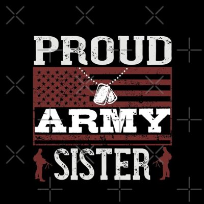 Proud Military Sister Tote Bag Official Military Merch