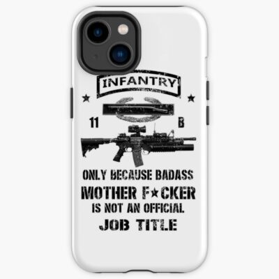 Us Military 11B Infantry Hardcore Iphone Case Official Military Merch