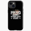 Proud Military National Guard Mom Veteran On 4Th July Iphone Case Official Military Merch