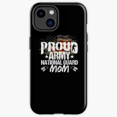 Proud Military National Guard Mom Veteran On 4Th July Iphone Case Official Military Merch