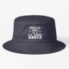 Proud Wife Us Military Veteran - Veteran Wife Bucket Hat Official Military Merch