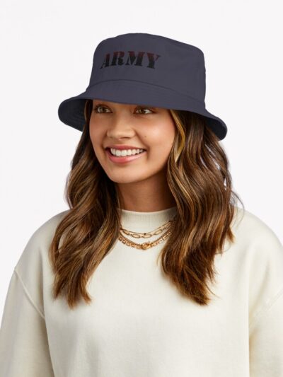 Military Usa Military Retro Bucket Hat Official Military Merch