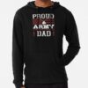 Proud Military Dad Hoodie Official Military Merch