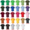 t shirt color chart - Military Gifts World