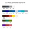 tank top color chart - Military Gifts World