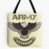 Us Military ,Proud Military Veteran ,United States Military Tote Bag Official Military Merch