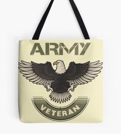 Us Military ,Proud Military Veteran ,United States Military Tote Bag Official Military Merch