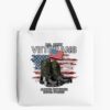 Military Veteran Illustration Tote Bag Official Military Merch