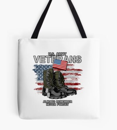 Military Veteran Illustration Tote Bag Official Military Merch