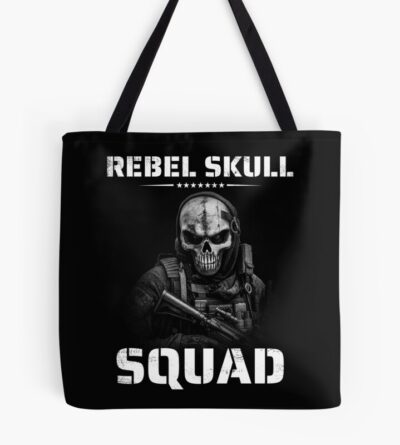 Rebel Skull Squad Soldier Special Forces Military Tote Bag Official Military Merch