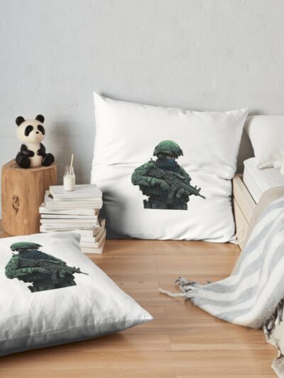 Military Taking Care Of Their People Throw Pillow Official Military Merch