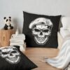 Military Skull Throw Pillow Official Military Merch