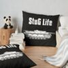 Stug Life - Military History Visualized (Vertical Version) Throw Pillow Official Military Merch