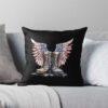 Ptsd Awareness - American Flag Military Support America Throw Pillow Official Military Merch