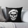 Military Skull Throw Pillow Official Military Merch