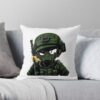 Green Military Throw Pillow Official Military Merch