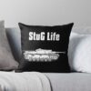 Stug Life - Military History Visualized (Vertical Version) Throw Pillow Official Military Merch