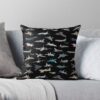 Modern Military Airplanes Throw Pillow Official Military Merch