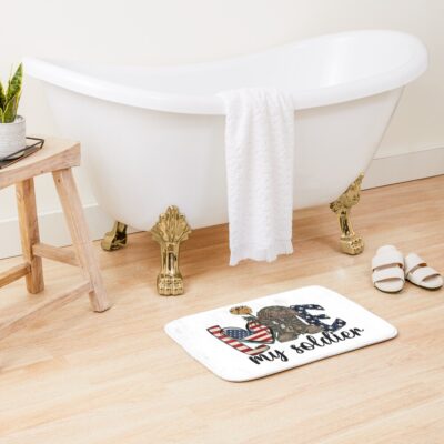 Veteran Soldier Bath Mat Official Military Merch