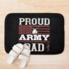 Proud Military Dad Bath Mat Official Military Merch