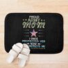 Proud Military Mom I Once Protected Her Camouflage Graphics Military Bath Mat Official Military Merch