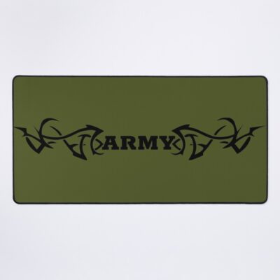 Tribal Military Logo Mouse Pad Official Military Merch