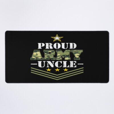 Proud Military Uncle Tshirt Military Gift Mouse Pad Official Military Merch