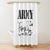 Military Family Is Forever Shower Curtain Official Military Merch